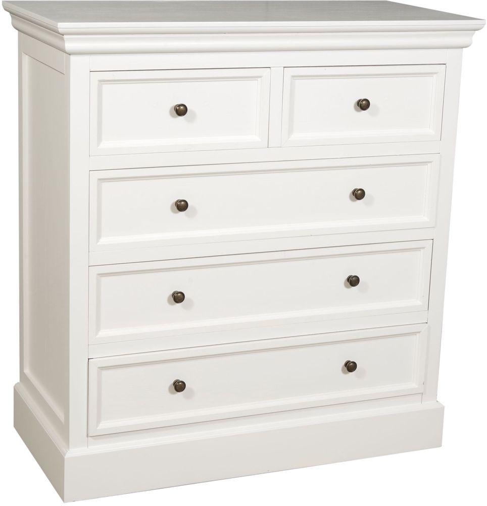 Bristol Kommode wei� + M�belf��e