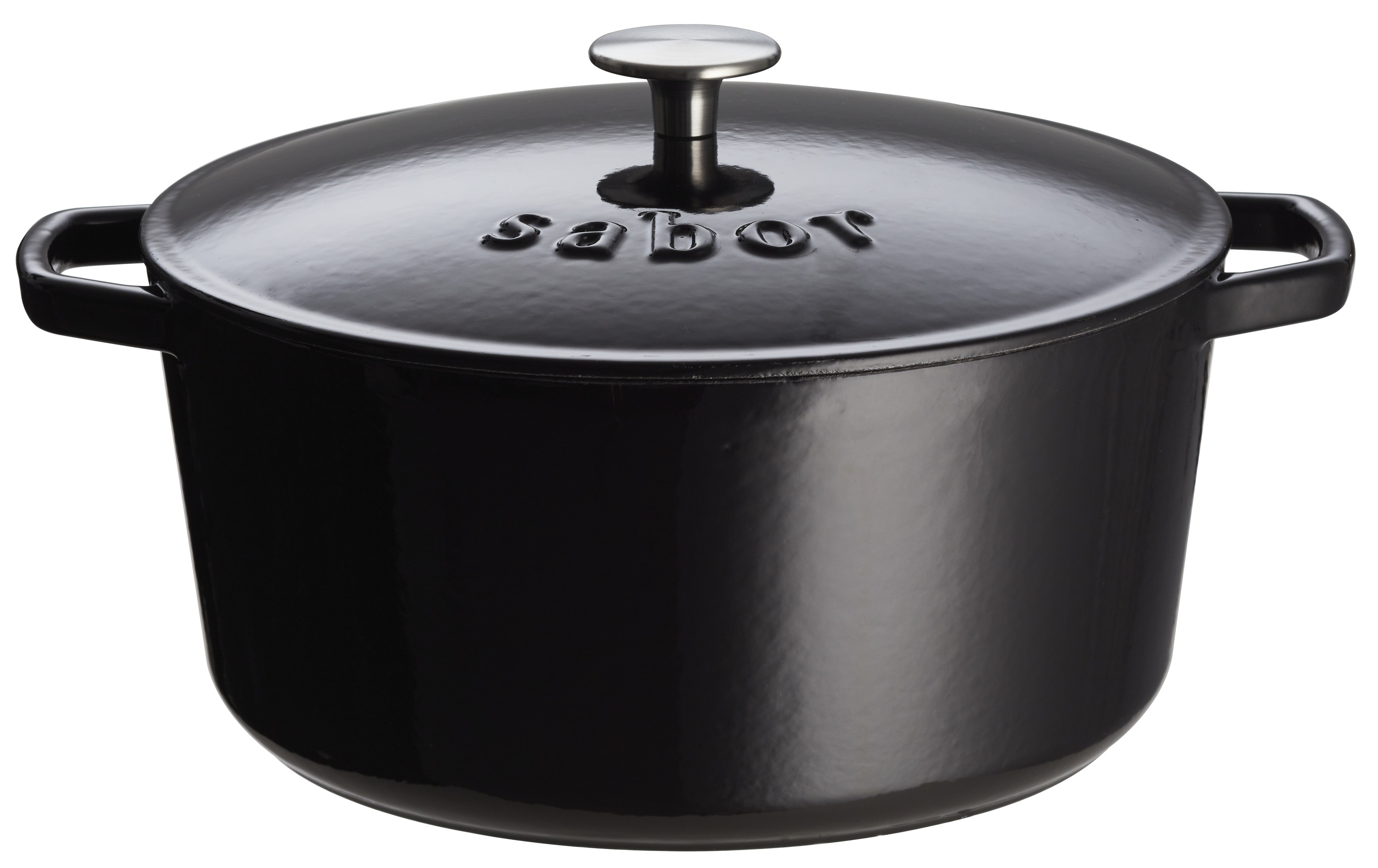 Sabor Topf aus Gusseisen 4,4 Liter schwarz