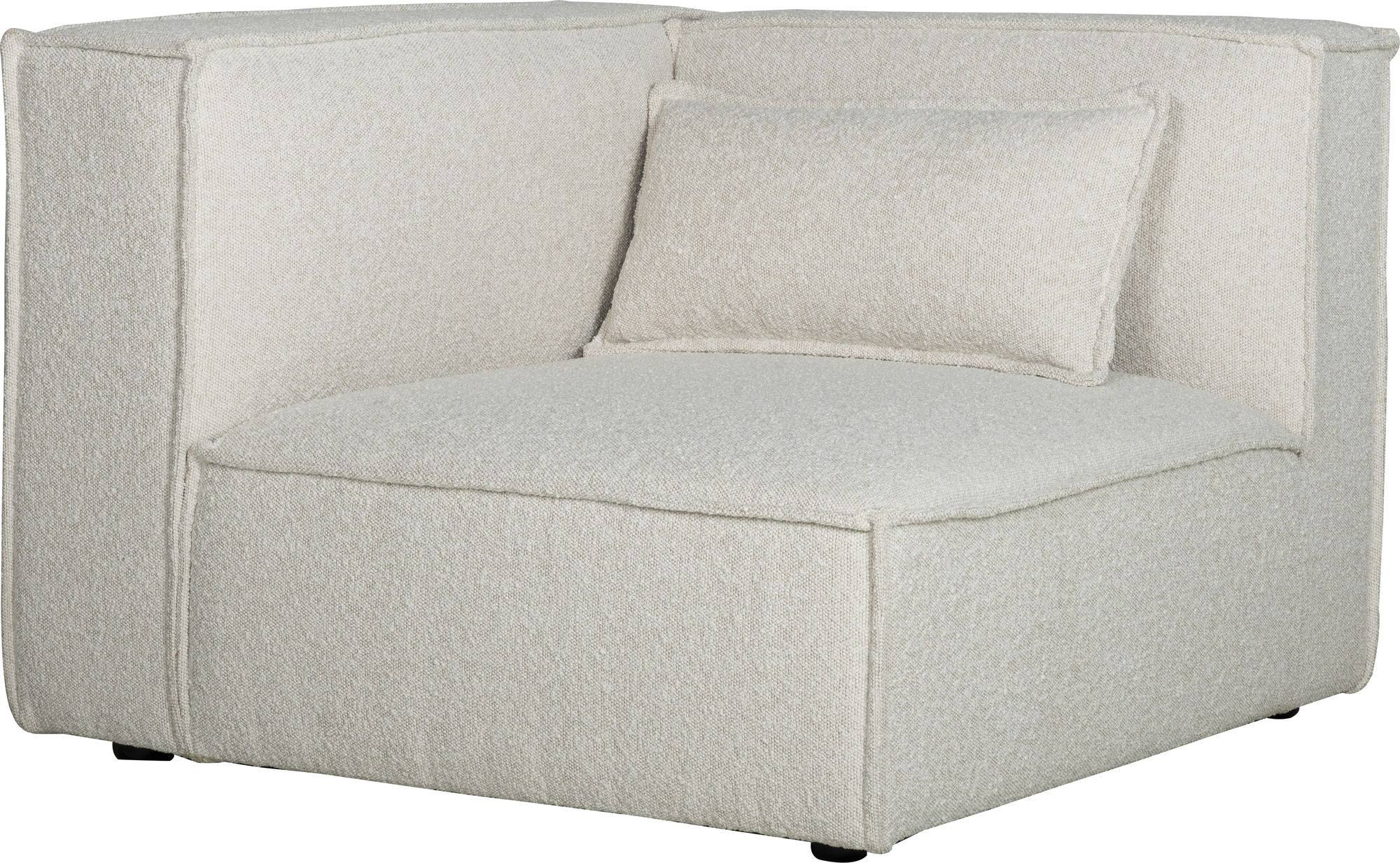 Nees Modulsofa - Eckteil links - Stone White