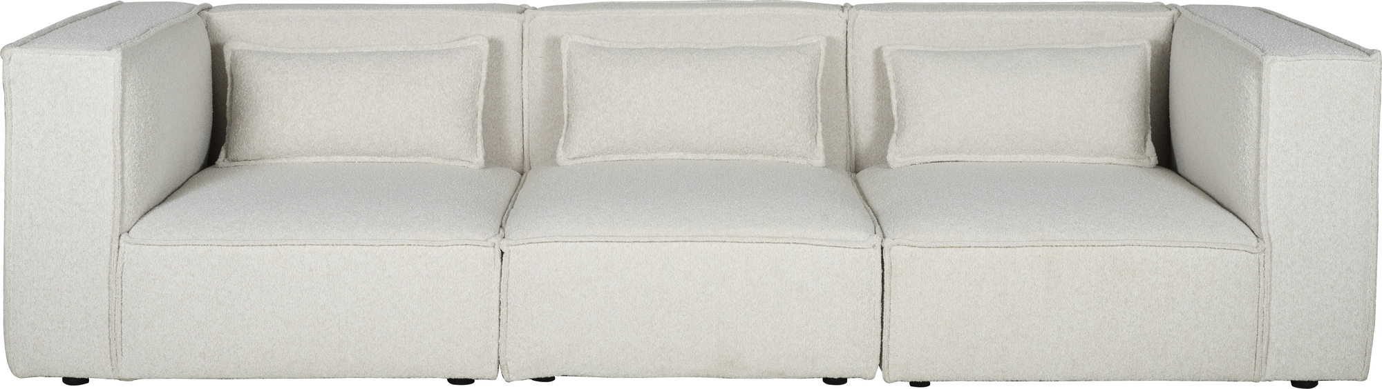 Modulares Sofa Nees aus Boucl� - 3-Sitzer-Sofa aus Boucl�