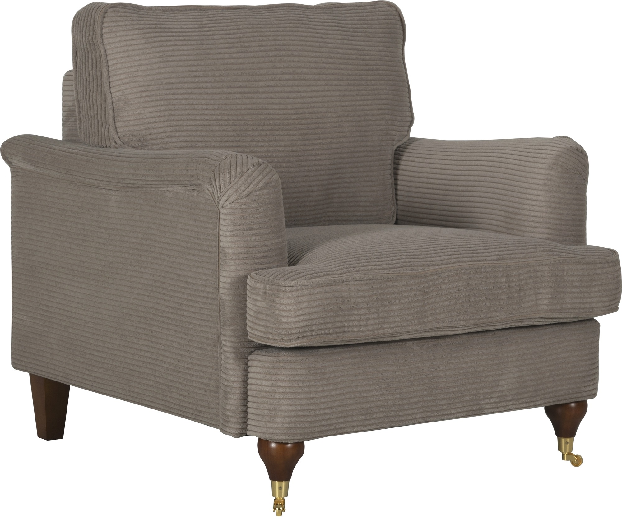 Howard Watford Deluxe Sessel - Hellbrauner Cord