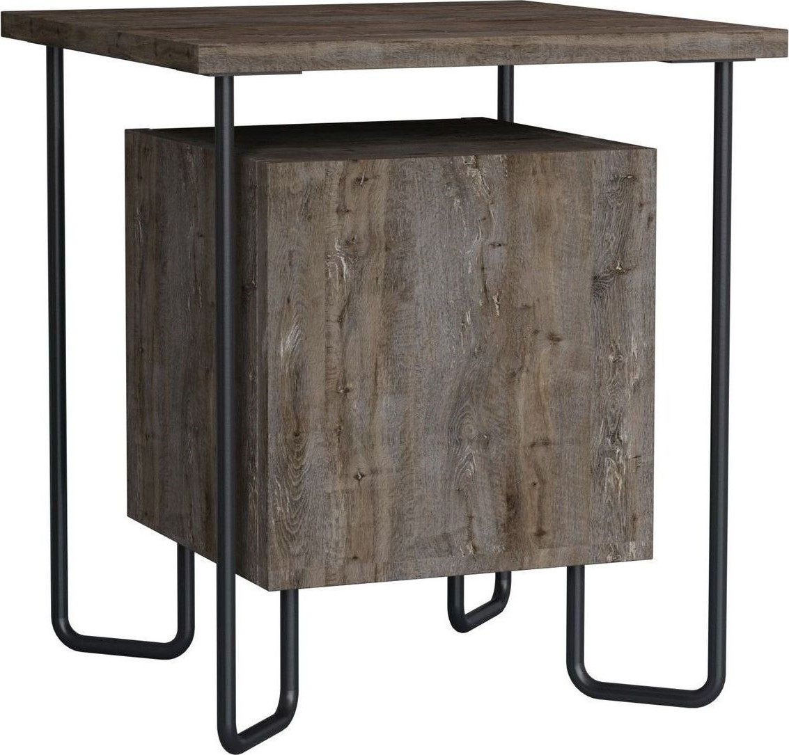 Acura Nachttisch - Dunkelbraun