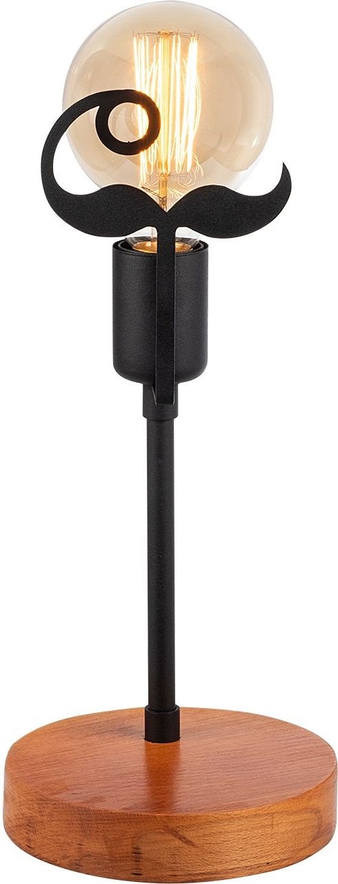 Beami Tischlampe - Nussbaum/schwarz