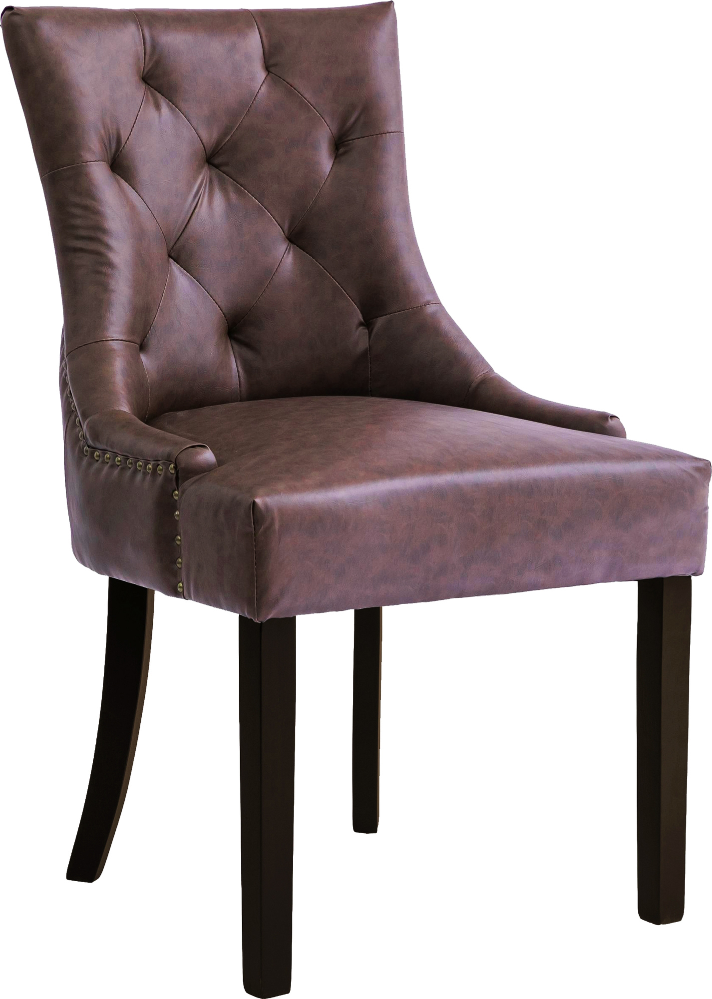 Tuva Stuhl - Braun Vintage PU