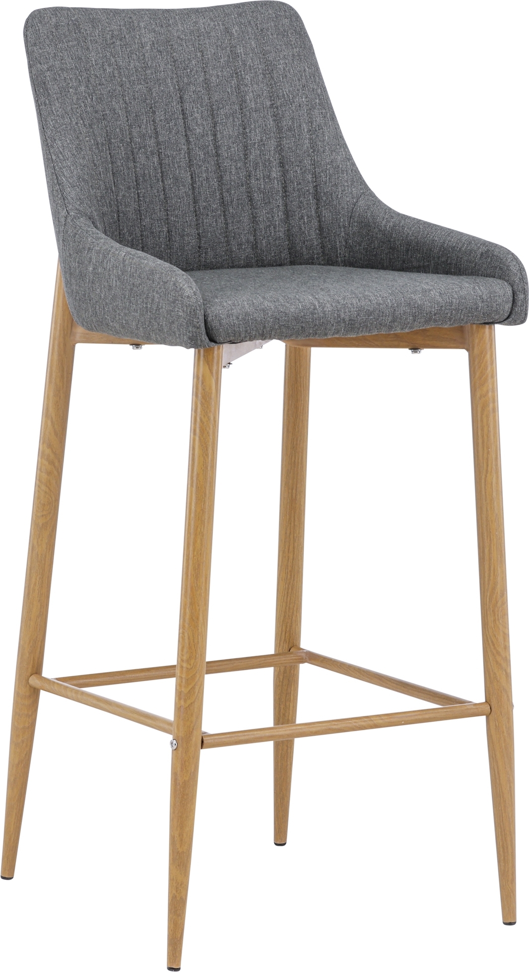 Barhocker Argon - Eichenimitation / Grau