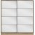 Kapusta Kleiderschrank mit Spiegeltren, 180 x 52 x 210 cm - Braun