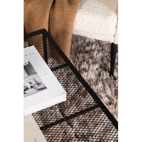 Netz Couchtisch 80 x 80 cm - Schwarz Netz Couchtisch 80 x 80 cm - Schwarz