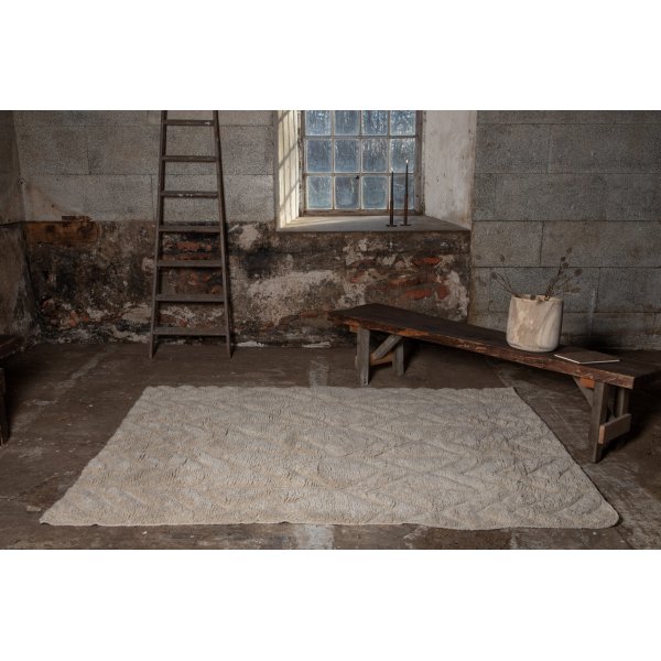 Wollteppich Zoe - Beige Wollteppich Zoe - Beige