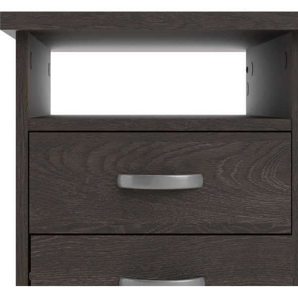 Function Plus Schreibtisch mit 4 Schubladen 109,3 x 48,5 cm - Dunkelbraun