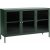 Dobb-Sideboard aus dunkelgrnem Metall mit Glastren