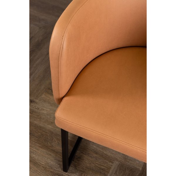 Simrishamn Esszimmerstuhl - Schwarz/Braun Simrishamn Esszimmerstuhl - Schwarz/Braun