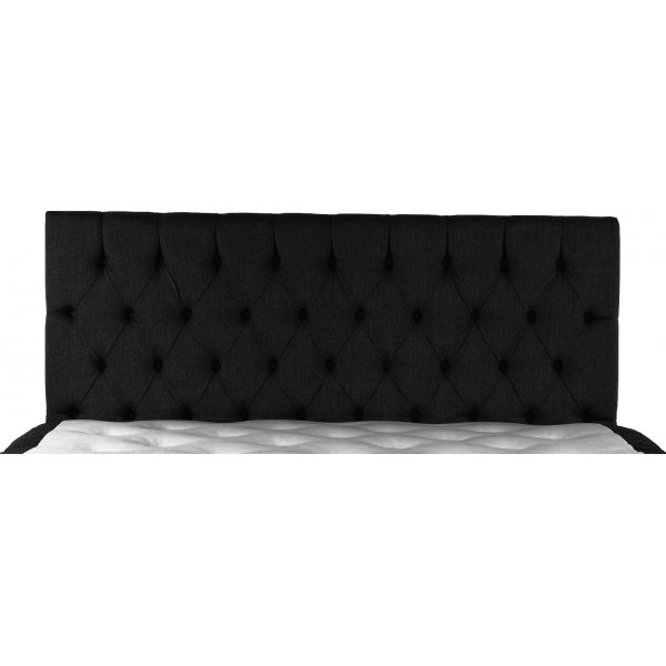 Sam Bett Kopfteil (zum Aufhängen an der Wand) 180x70 cm - schwarz (Stoff)