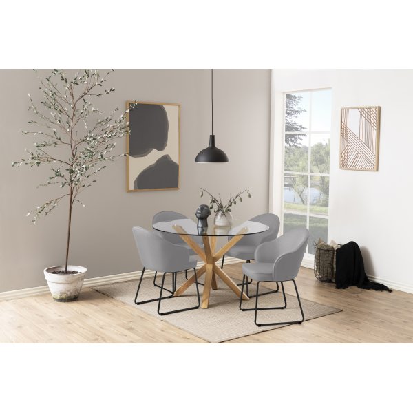 Heaven Esstisch Ø119 cm - Eiche Heaven Esstisch Ø119 cm - Eiche