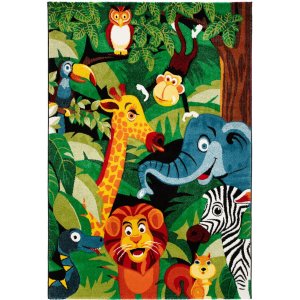 Kinderteppich Mitchell Jungle - Multi