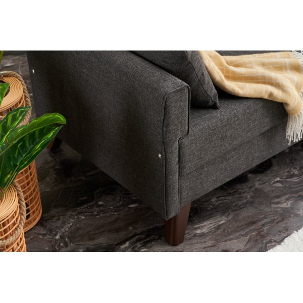 Bella 2-Sitzer-Sofa - Anthrazit