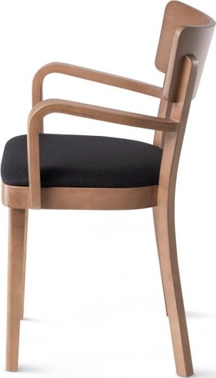 Stuhl mit festem Gestell und gepolsterter Sitzflche - Farbe des Gestells und der Polsterung optional