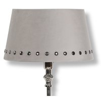 Velvet Lampenschirm mit Nieten 33 cm - Beige / Rauchfarben Velvet Lampenschirm mit Nieten 33 cm - Beige / Rauchfarben