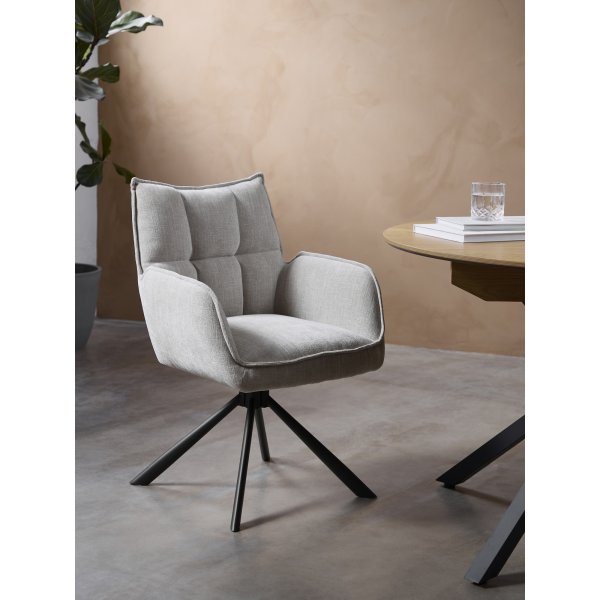 Choice Sessel - Leinen/schwarz Choice Sessel - Leinen/schwarz