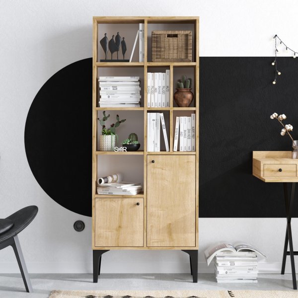 Castor-Bcherregal - Saphir-Eiche