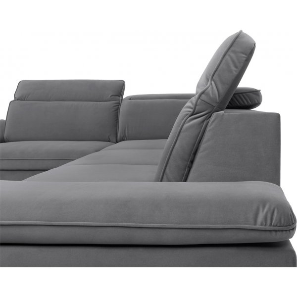 Darby Ecksofa links - Grau