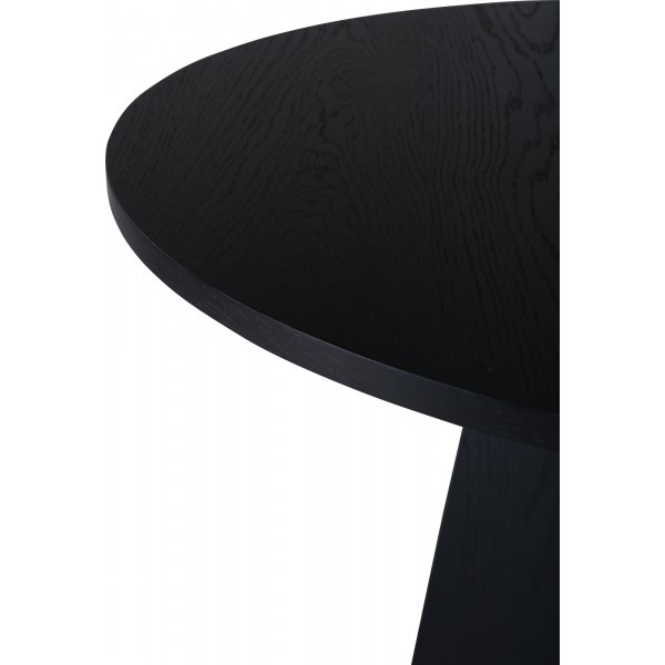 Bootcut-Esstisch 110 cm - Schwarz