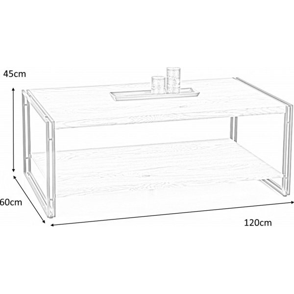 Couchtisch Blaine - Eiche
