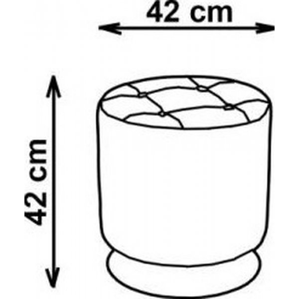 Hocker Leia - Grau Hocker Leia - Grau