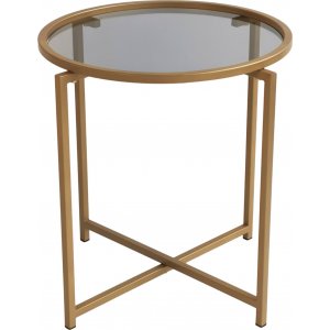 Sephyr Couchtisch 50 cm - Gold/Rauch