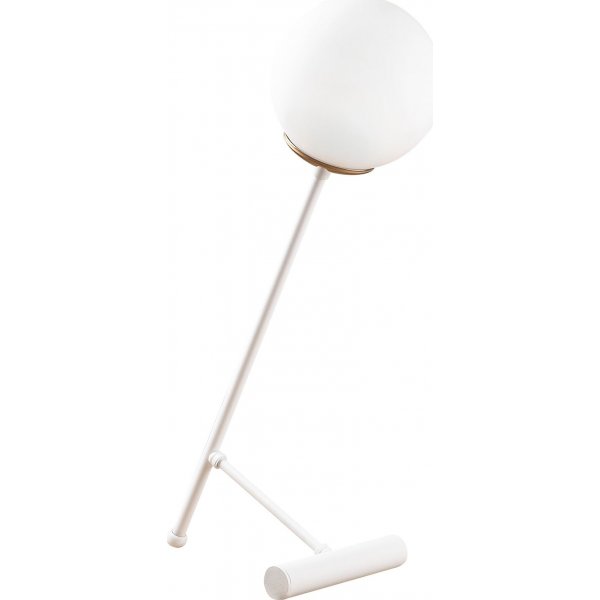 Golf-Tischlampe opal - Wei�