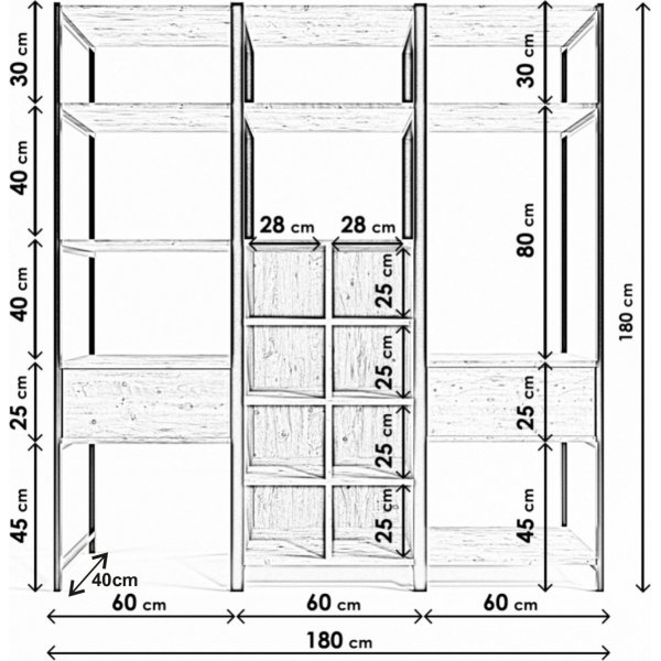 Limbo Flurmöbel 603 - Eiche Limbo Flurmöbel 603 - Eiche