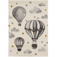 Kindermatte Mitchell Balloon - Grau/Weiß Kindermatte Mitchell Balloon - Grau/Weiß