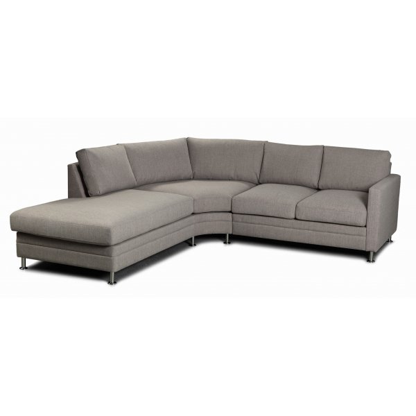 Skandi Ecksofa Modell 2 - Dunkelgrau