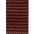 Kelim-Teppich Fresno - Schwarz - Rost-200x300 cm