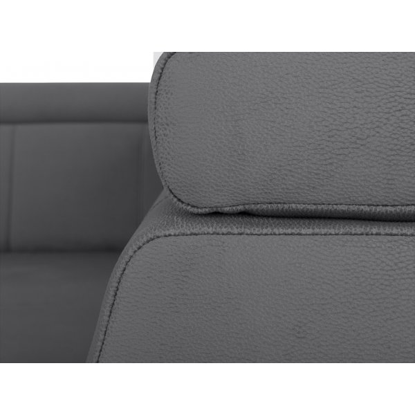 Lone Ecksofa links - Grau