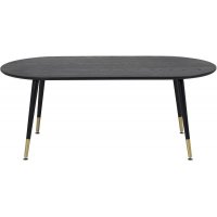 Slope Couchtisch 120x60 cm - Schwarz/Messing Slope Couchtisch 120x60 cm - Schwarz/Messing
