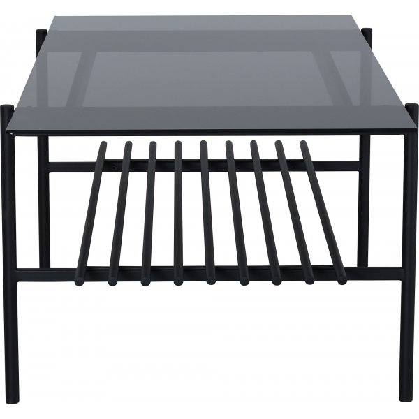 Adel Couchtisch 120 cm - Schwarz/Glas Adel Couchtisch 120 cm - Schwarz/Glas