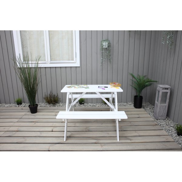 Mini-Rasta-Bank-Set fr Kinder - Wei + Fleckentferner fr Mbel