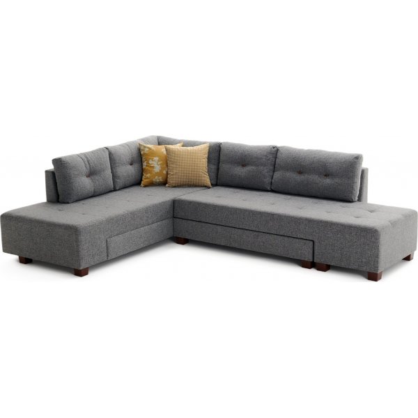 Ecksofa Manama - Grau Ecksofa Manama - Grau