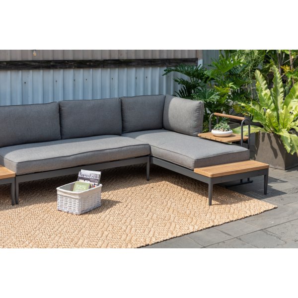 Lifestyle Garden Topaz Sofa-Set - Grau/Teak
