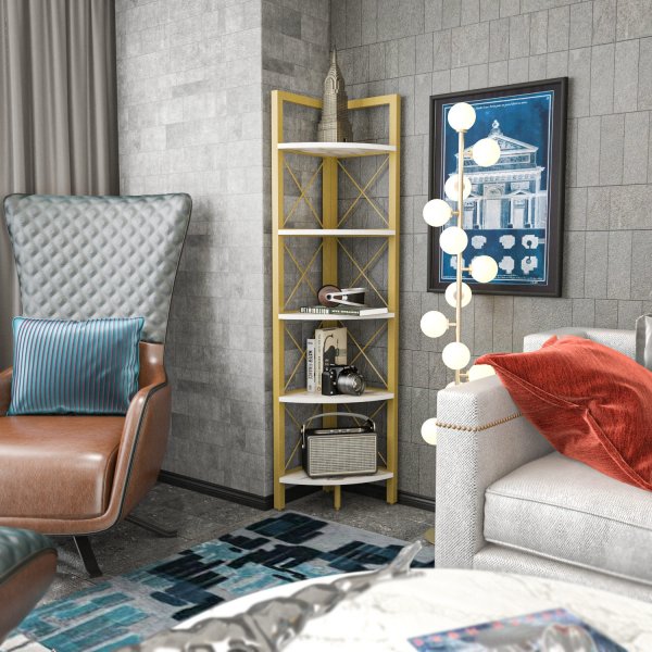 Remo Bücherregal - Gold Remo Bücherregal - Gold