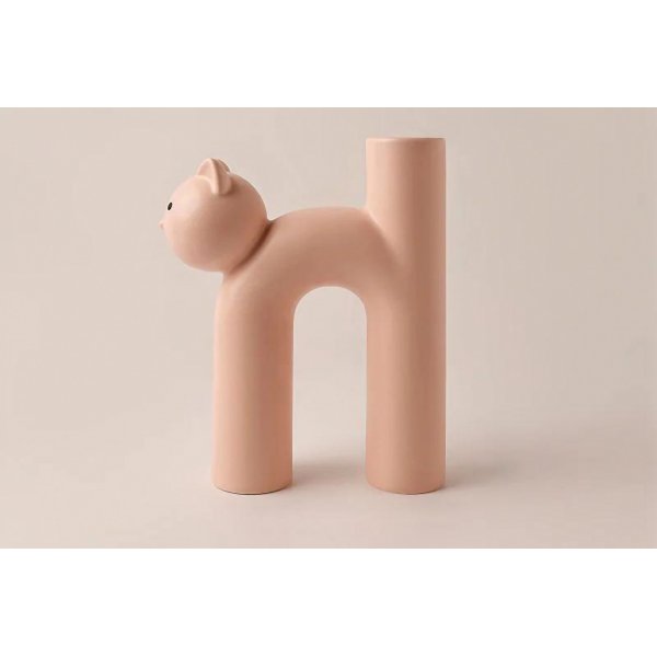 Gato Vase - Rosa Gato Vase - Rosa