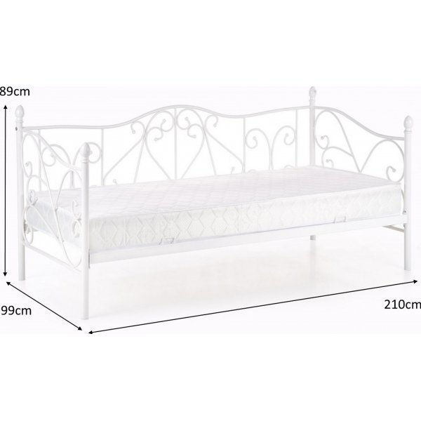 Bahia schwarzer Bettrahmen 90x200 cm Bahia schwarzer Bettrahmen 90x200 cm