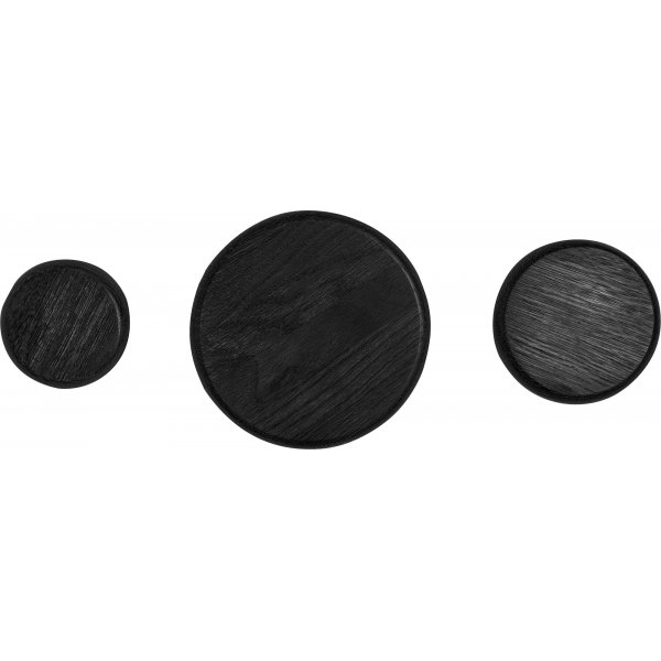 Mondo Kleiderhaken groß - Schwarz Mondo Kleiderhaken groß - Schwarz