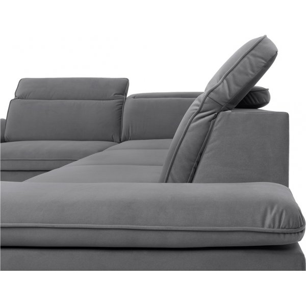 Darby Ecksofa links - Grau