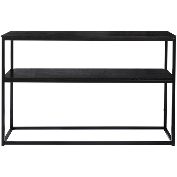 Natalie Konsolentisch 120x30 - Schwarzes Eschenfurnier