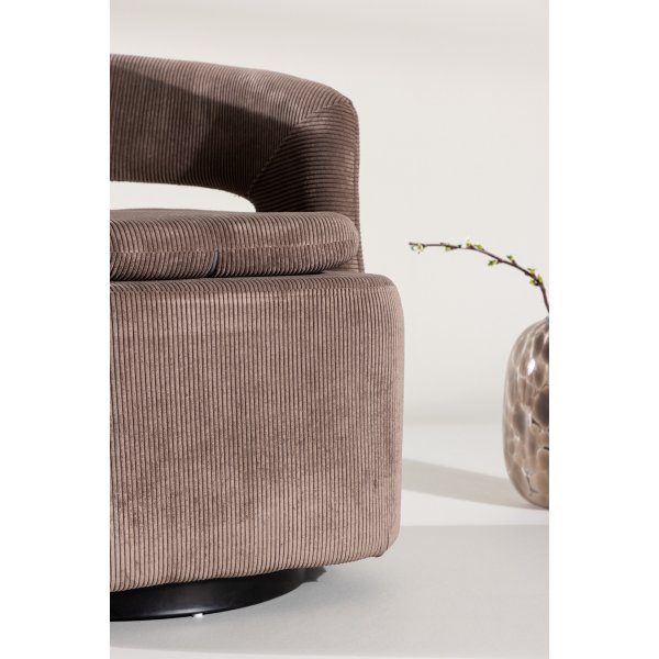 Lorbeer-Sessel - Brauner Cord Lorbeer-Sessel - Brauner Cord