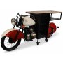 Glider Motorrad Bartisch/Theke 226 x 45,7 cm - Metall/mango