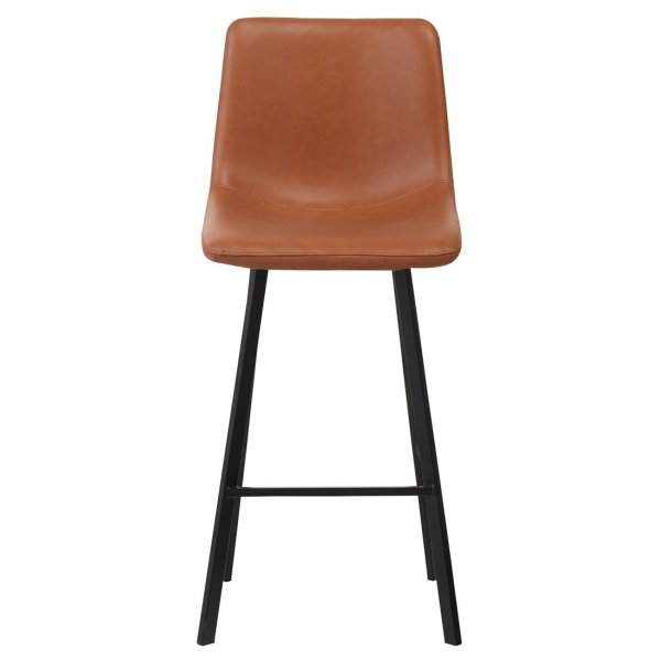 Tampa Barhocker - Braunes PU/Schwarz Tampa Barhocker - Braunes PU/Schwarz