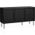 Menu schwarzes Sideboard 140 cm