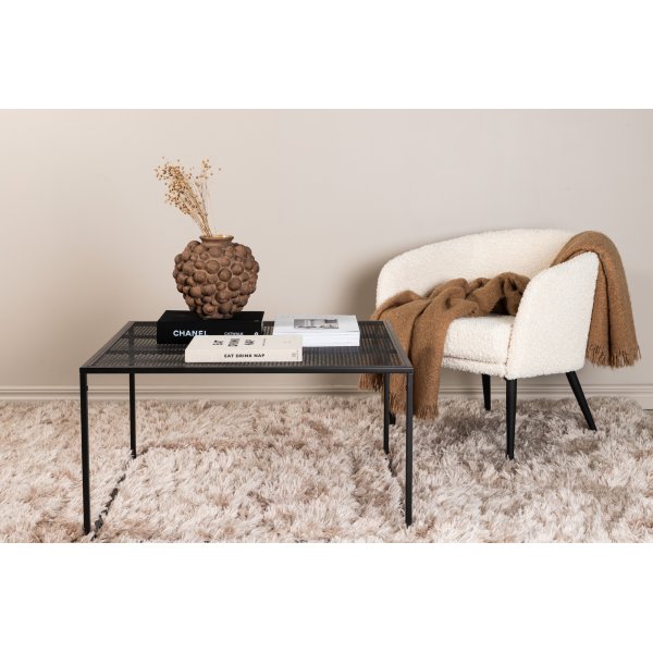 Netz Couchtisch 80 x 80 cm - Schwarz Netz Couchtisch 80 x 80 cm - Schwarz